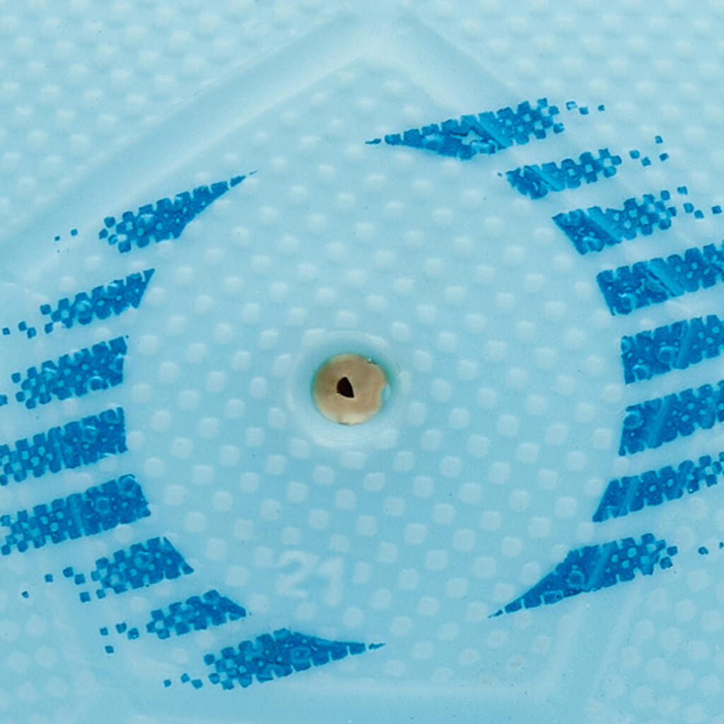 Mini futbola bumba “Sunny 300”, 1. izmērs, zila pasteļkrāsa