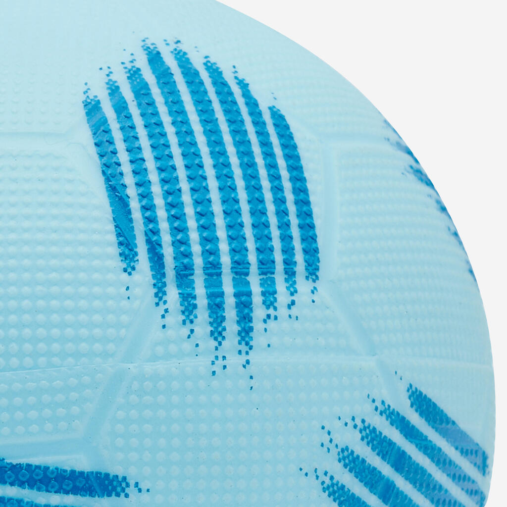 Mažas futbolo kamuolys „Sunny 300“, 1 dydžio, pastelinis mėlynas