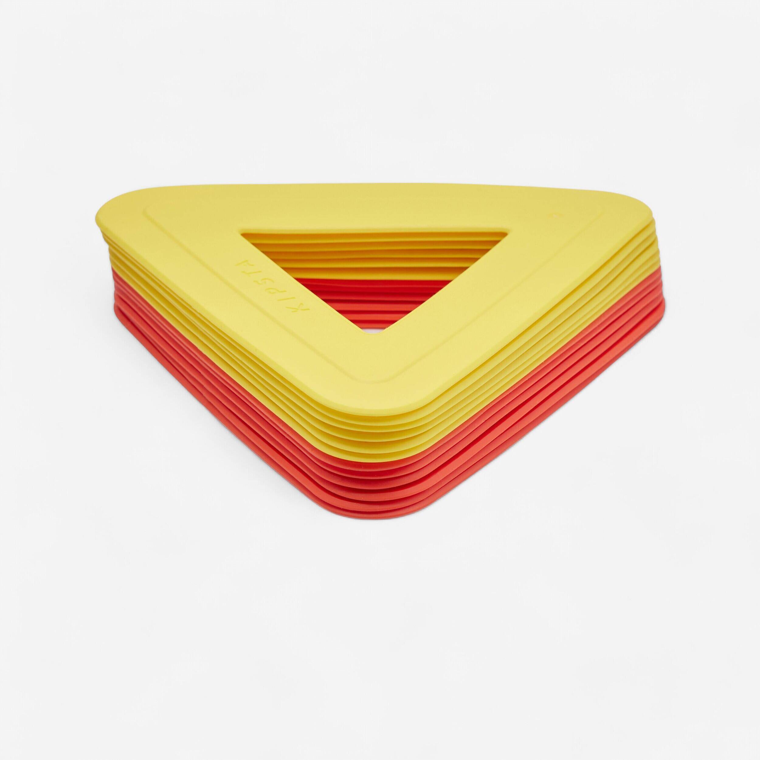 Flat Discs 12-Pack - Orange/Yellow