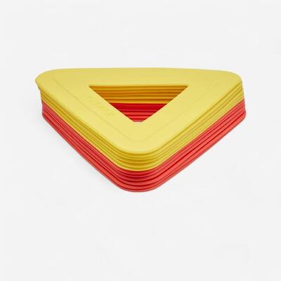 Markierungsscheibe flach 12 Stück - orange/gelb