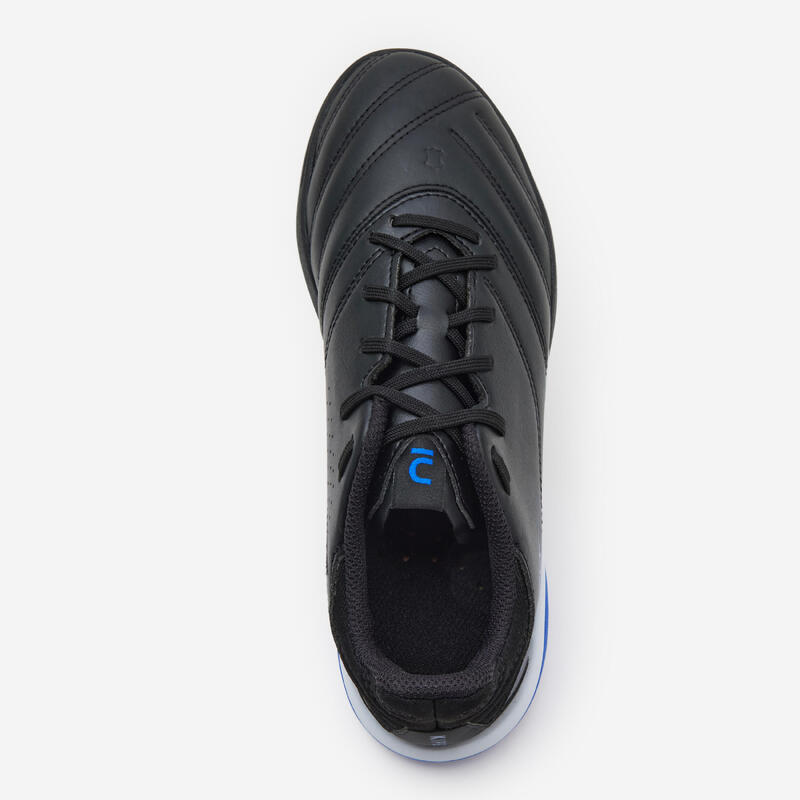 CHAUSSURES DE FOOTBALL VIRALTO II CUIR TF NOIR ECLAIR ENFANT