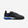 CHAUSSURES DE FOOTBALL ENFANT EN CUIR ET A LACETS VIRALTO II TURF TF NOIR ECLAIR