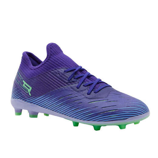 
      Kids' Lace-Up Football Boots CLR FG - Alpha
  