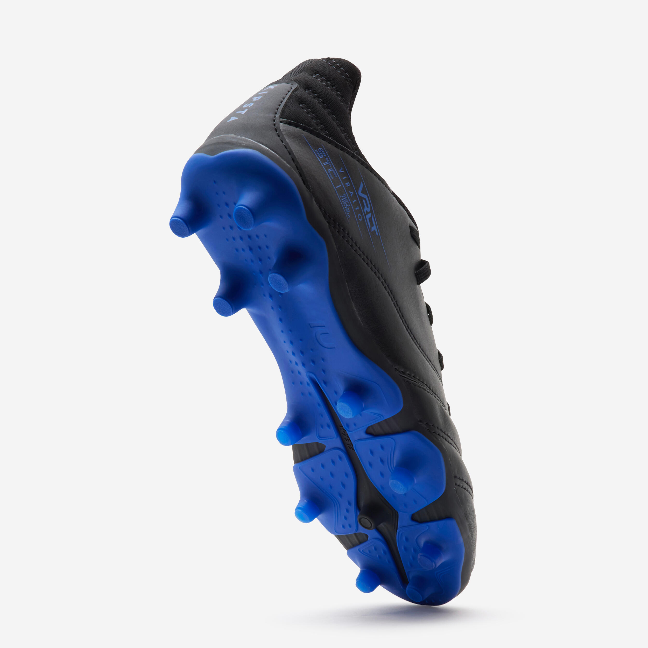Scarpe calcio bambino VIRALTO II FG cuoio nere 4/10