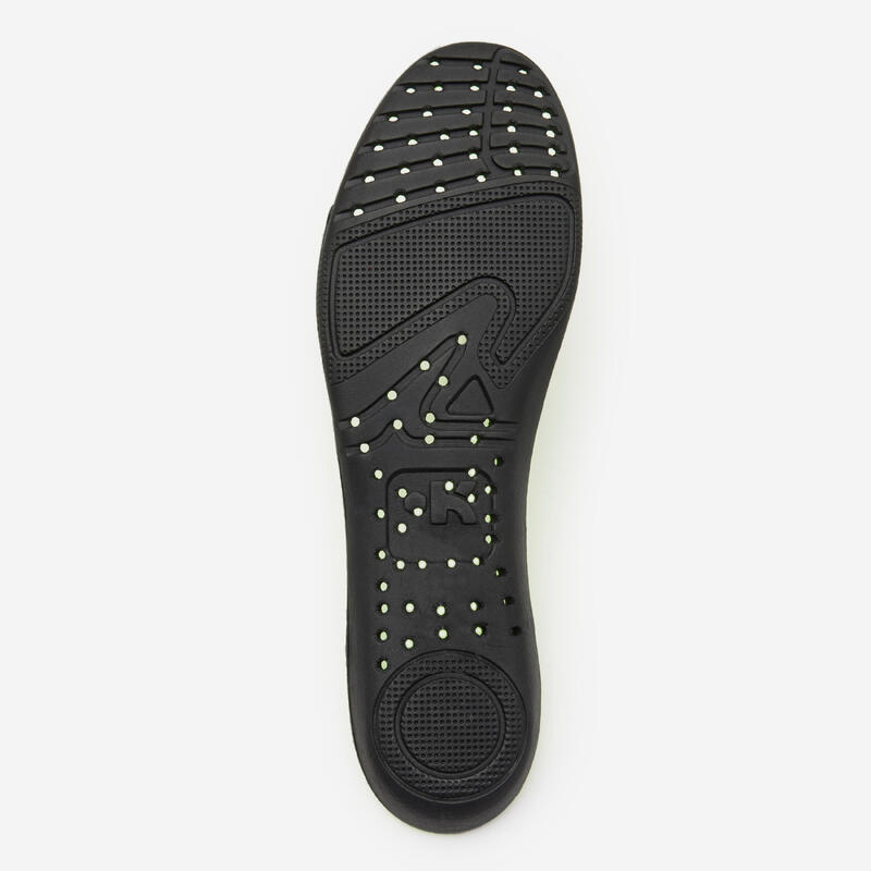 Chaussures de football VIRALTO II cuir MG/AG enfant noir