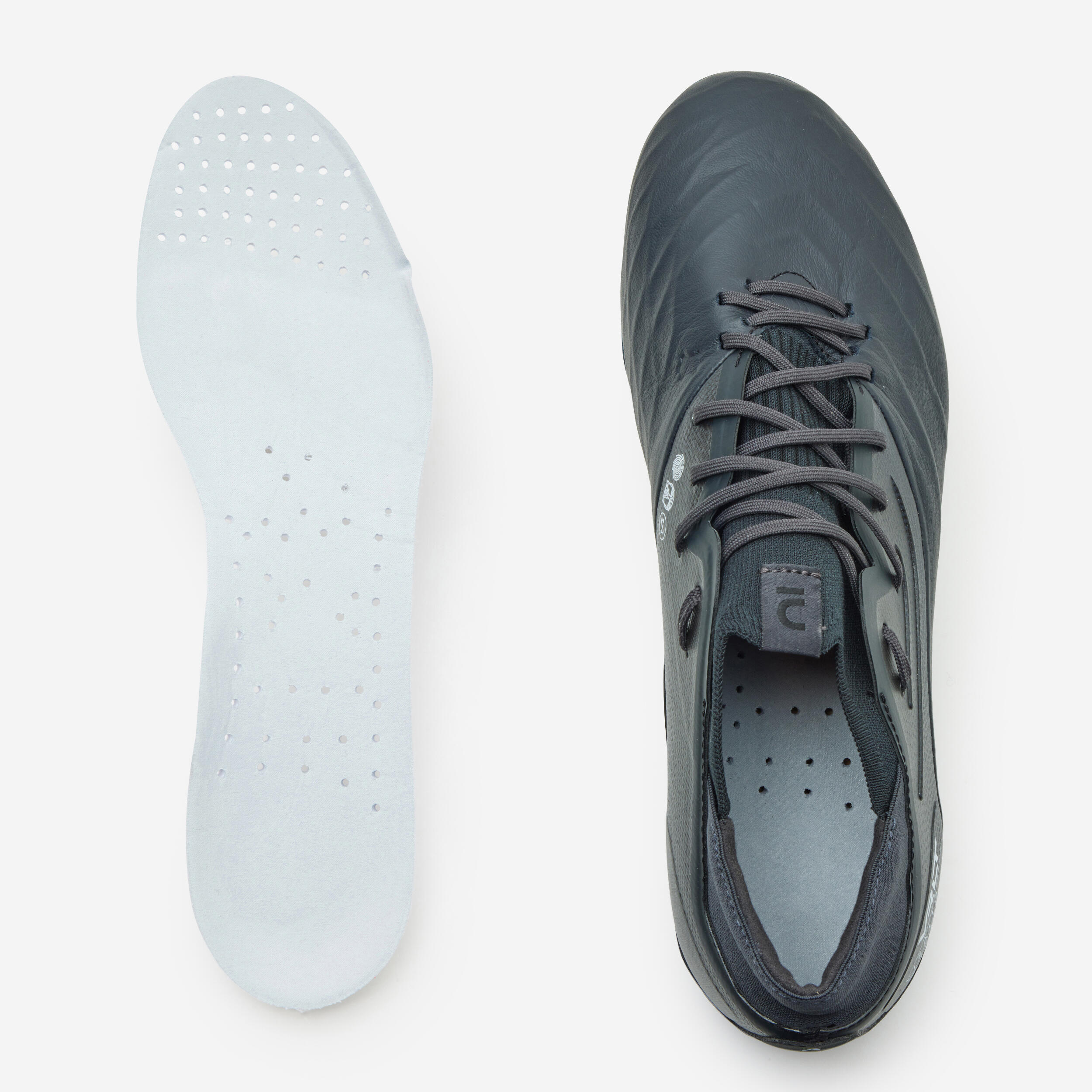 KIPSTA Futbalové kopačky VIRALTO IV PREMIUM FG Pro Evolution kožené čierne 42 · záber 10