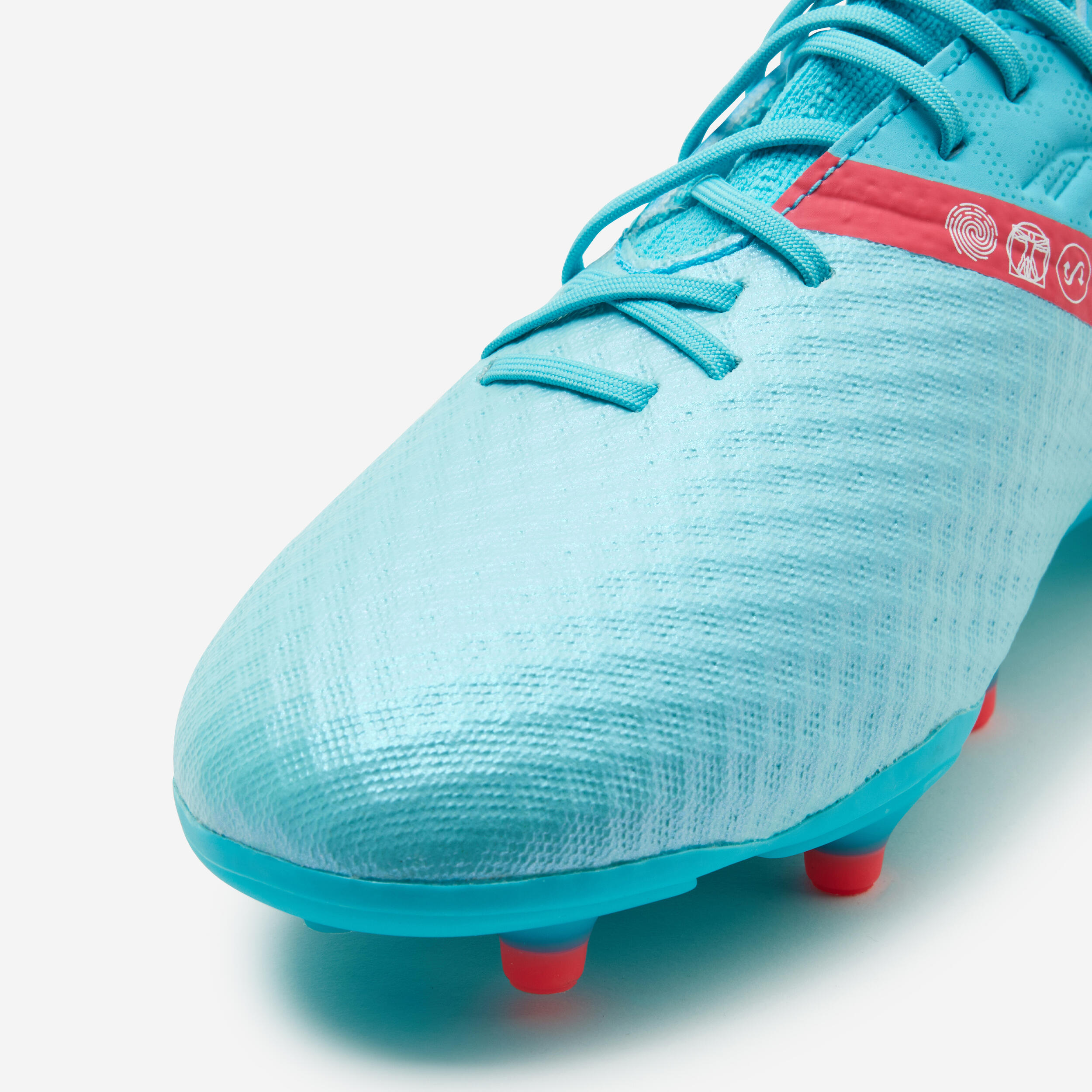 Scarpe calcio uomo VIRALTO III 3D AIR MESH FG turchesi 3/13