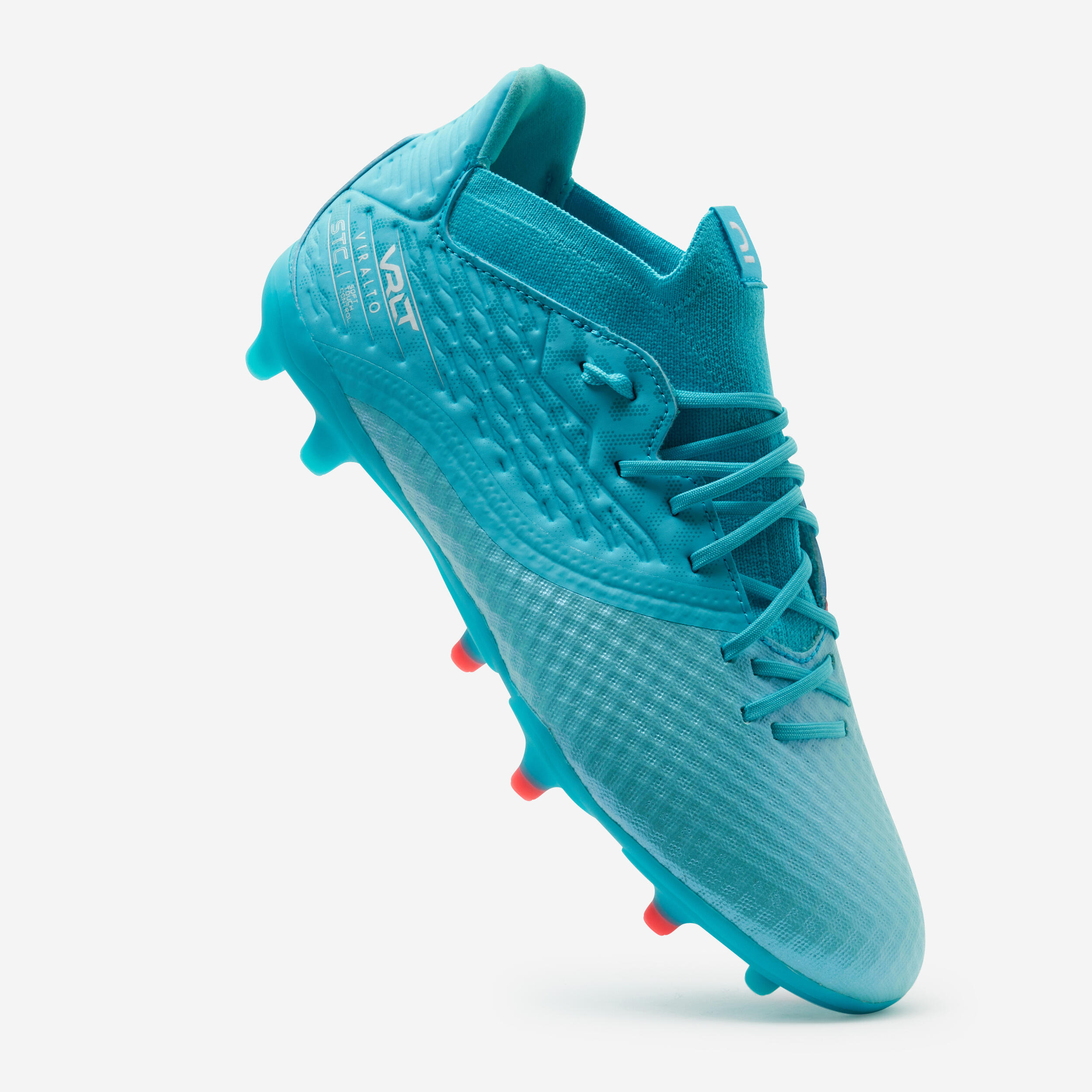 Scarpe calcio uomo VIRALTO III 3D AIR MESH FG turchesi 4/13