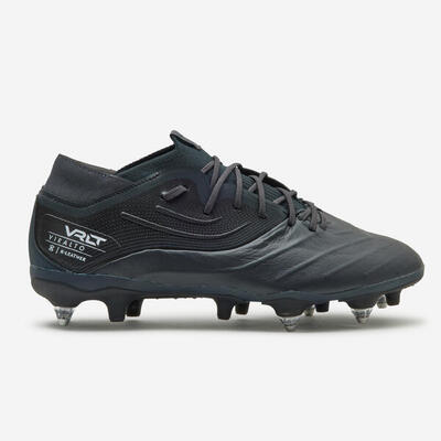 Botas de Fútbol Viralto IV Premium piel SG taco aluminio adulto negro