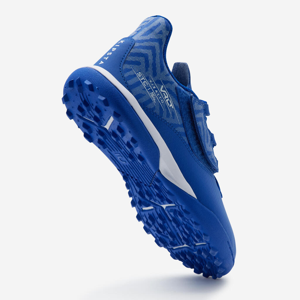 CHAUSSURES DE FOOTBALL ENFANT A SCRATCH VIRALTO I  EASY TURF TF ORANGE