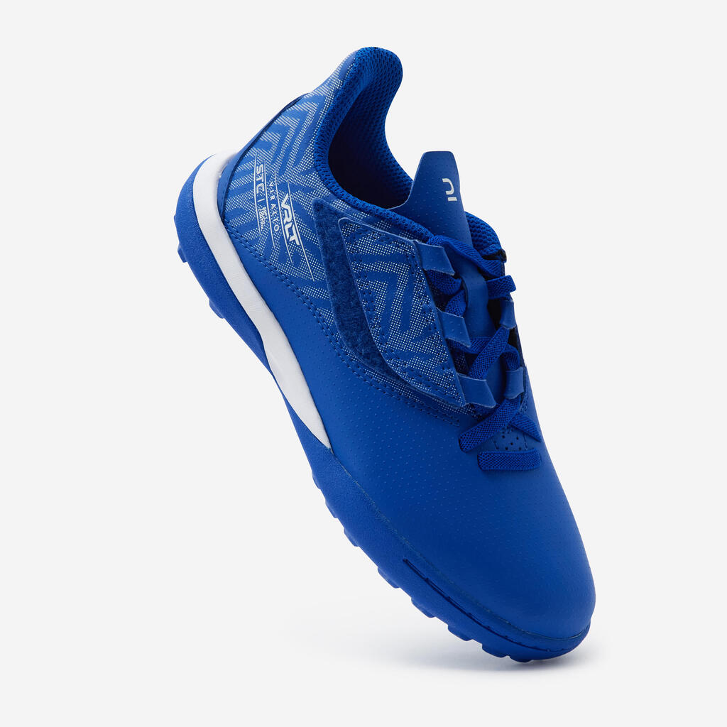 CHAUSSURES DE FOOTBALL ENFANT A SCRATCH VIRALTO I  EASY TURF TF ORANGE