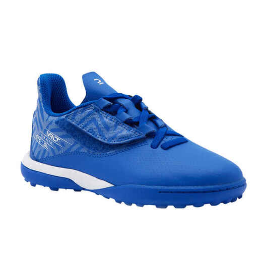 
      Παιδικά παπούτσια ποδοσφαίρου με σκρατς Viralto I Easy Turf - Μπλε/Λευκό
  