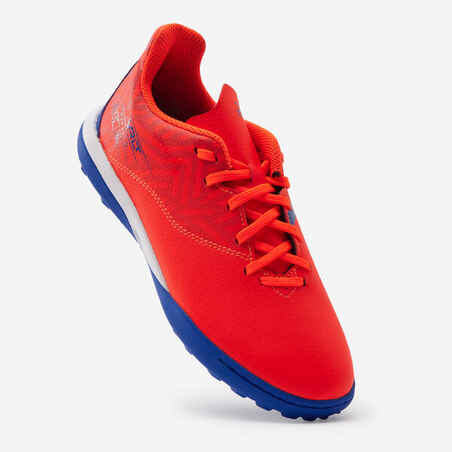 
Παιδικά παπούτσια ποδοσφαίρου με κορδόνια Viralto I Turf TF - Πορτοκαλί/Μπλε