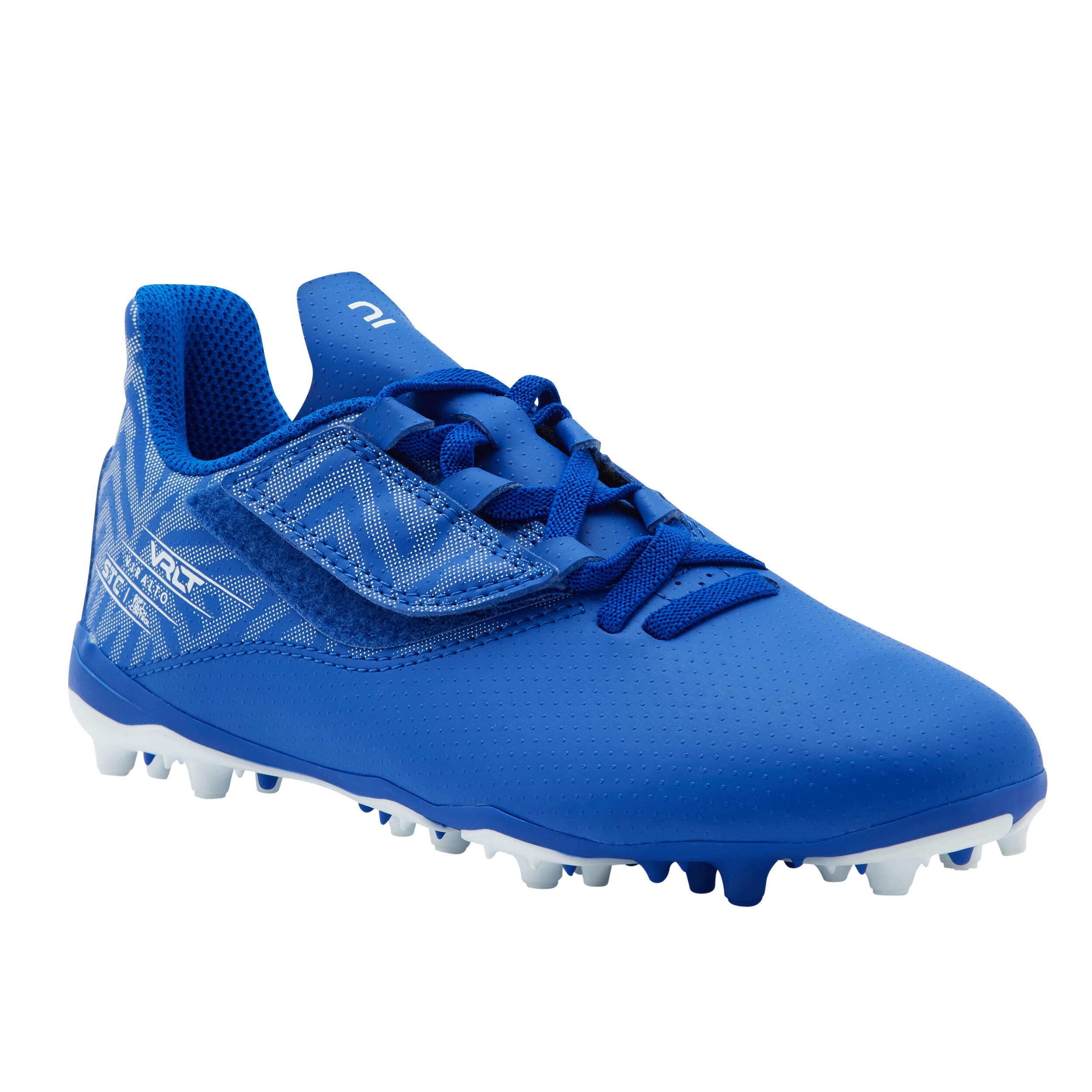 CHAUSSURES DE FOOTBALL ENFANT A SCRATCH VIRALTO I EASY MG AG BLEU