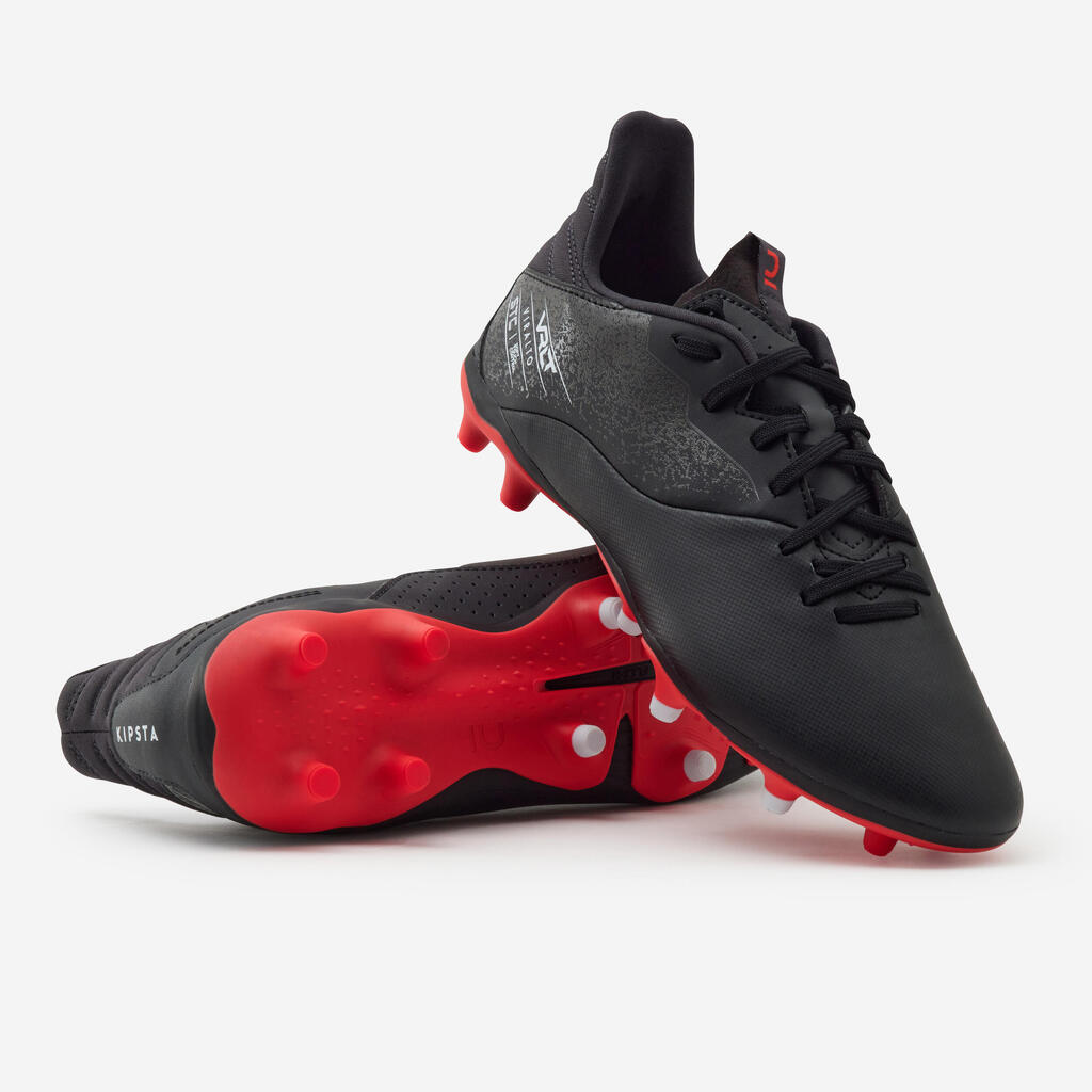 CHAUSSURES DE FOOTBALL VIRALTO I FG NOIR ET ROUGE