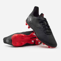 BOTAS DE FÚTBOL VIRALTO I FG NEGRO Y ROJO