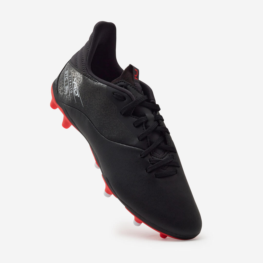 CHAUSSURES DE FOOTBALL VIRALTO I FG NOIR ET ROUGE