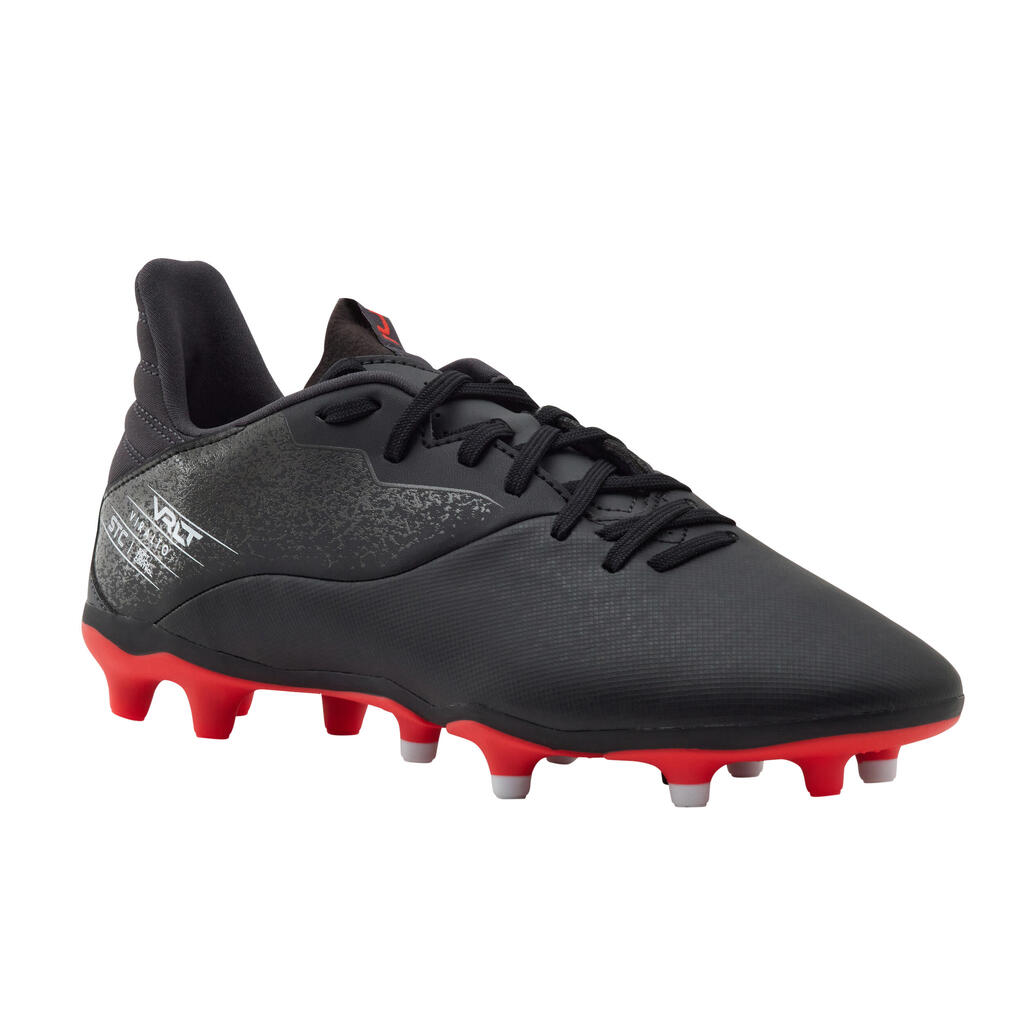 CHAUSSURES DE FOOTBALL VIRALTO I FG NOIR ET ROUGE