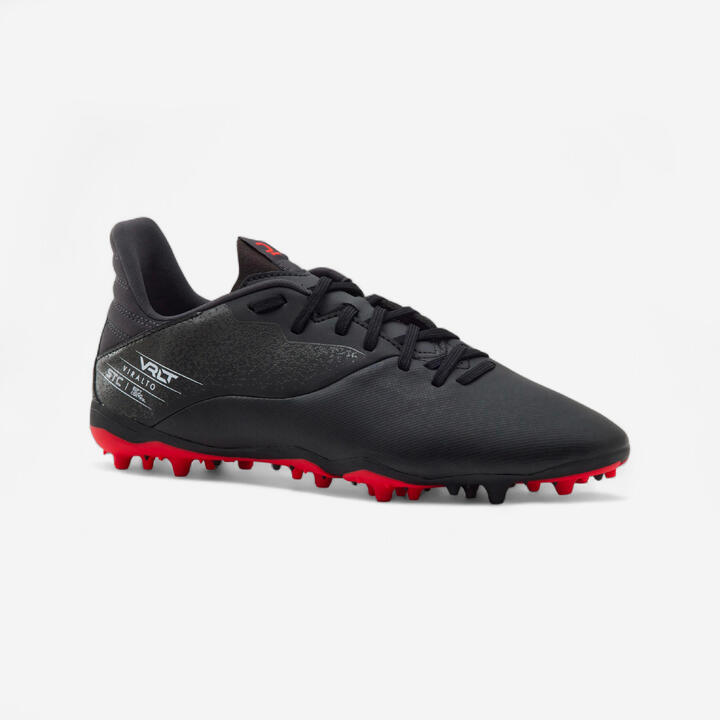 Football Boots Viralto I MG/AG Black/Red Decathlon