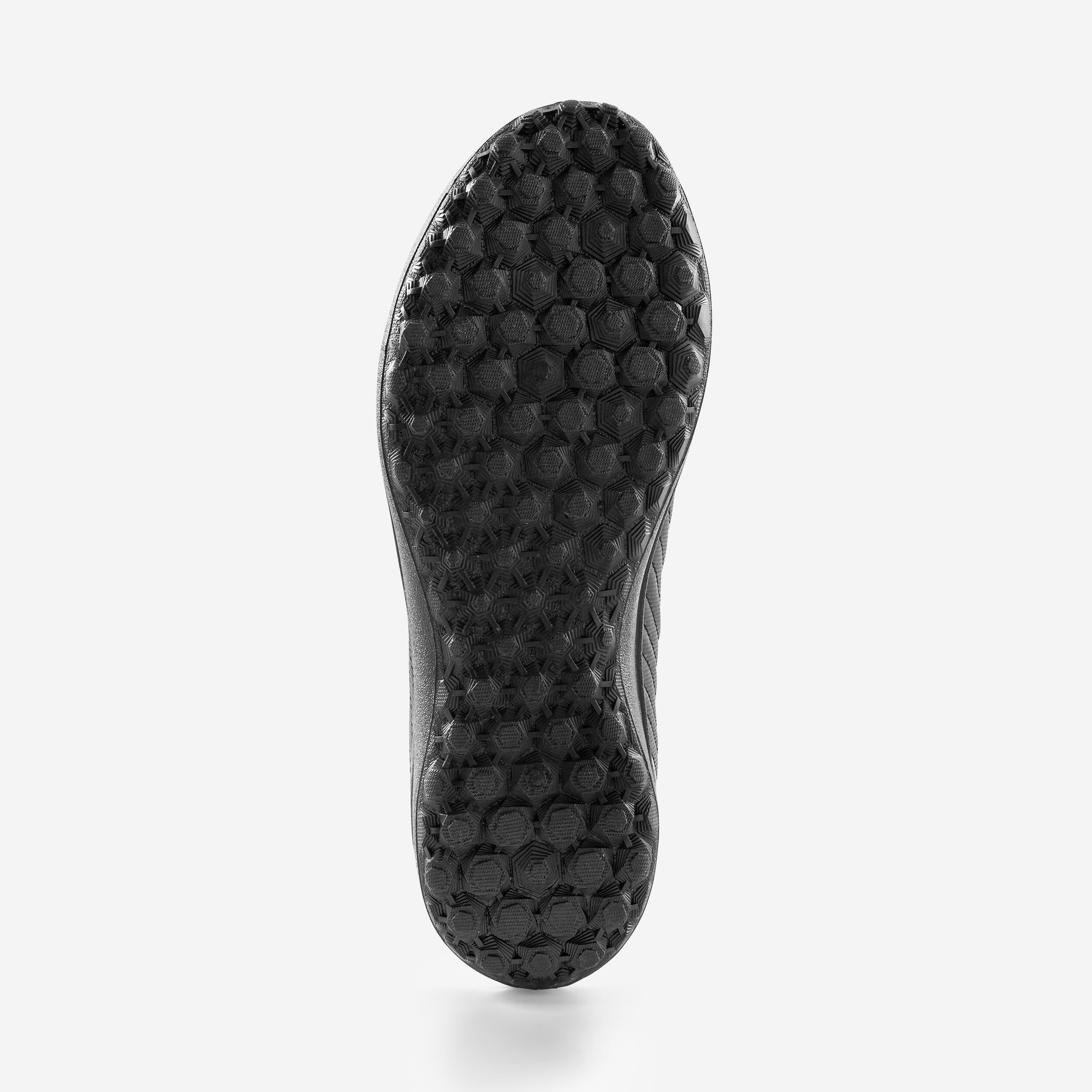 Kids' Soccer Shoes - 100 Black/Yellow - KIPSTA