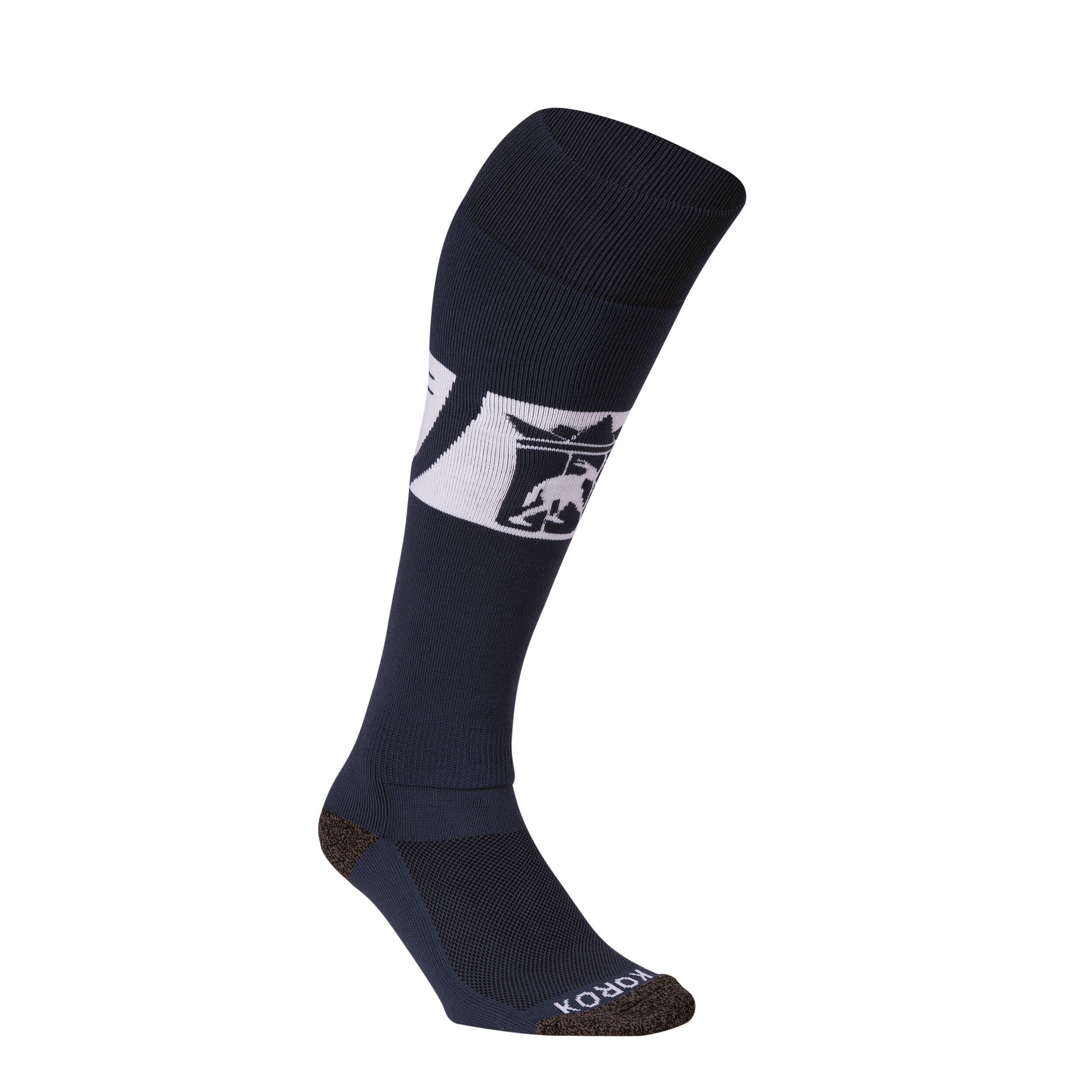 FH500 La Louvière Blue field field hockey socks for children and adults