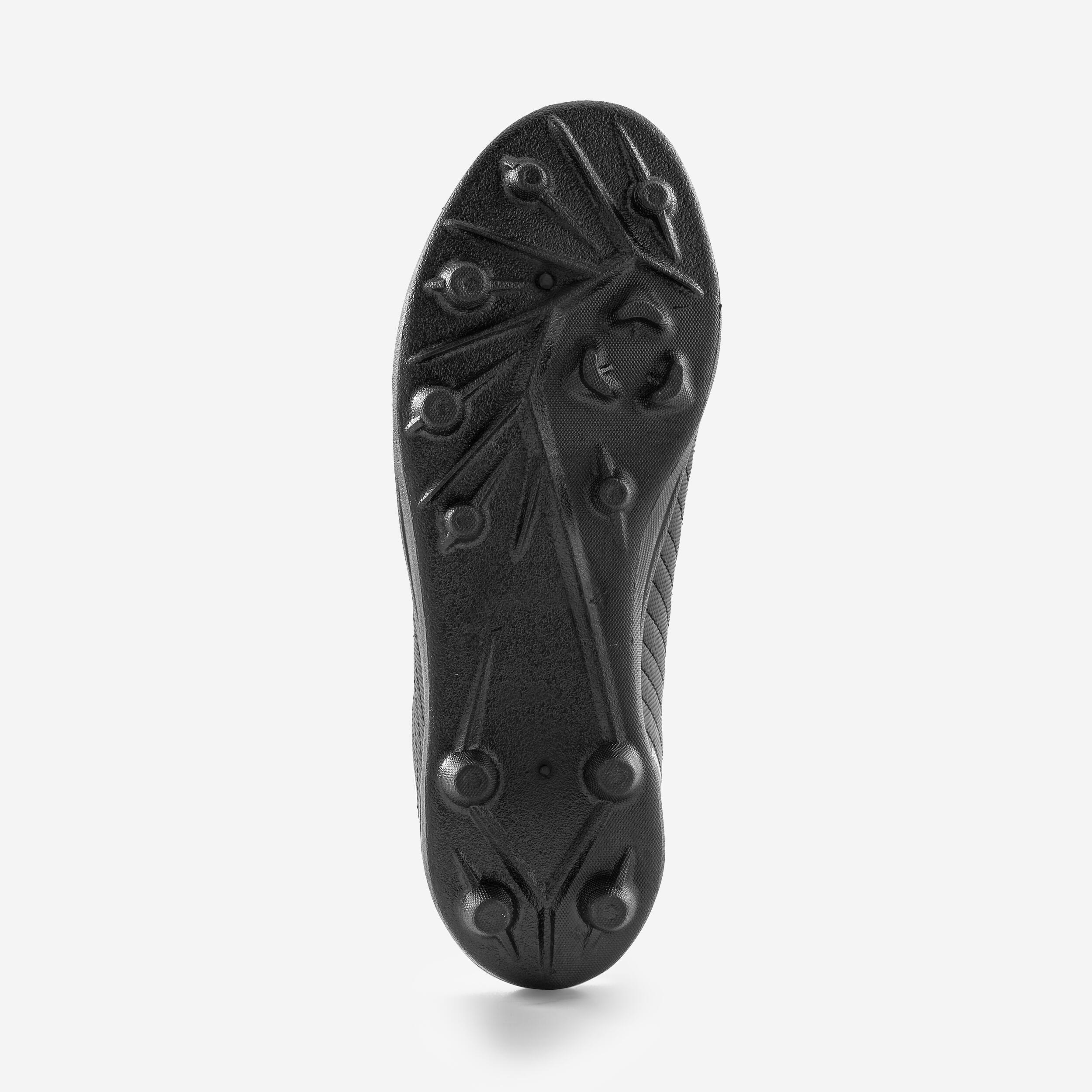 Kids' Soccer Cleats - 100 FG Black/Yellow - KIPSTA