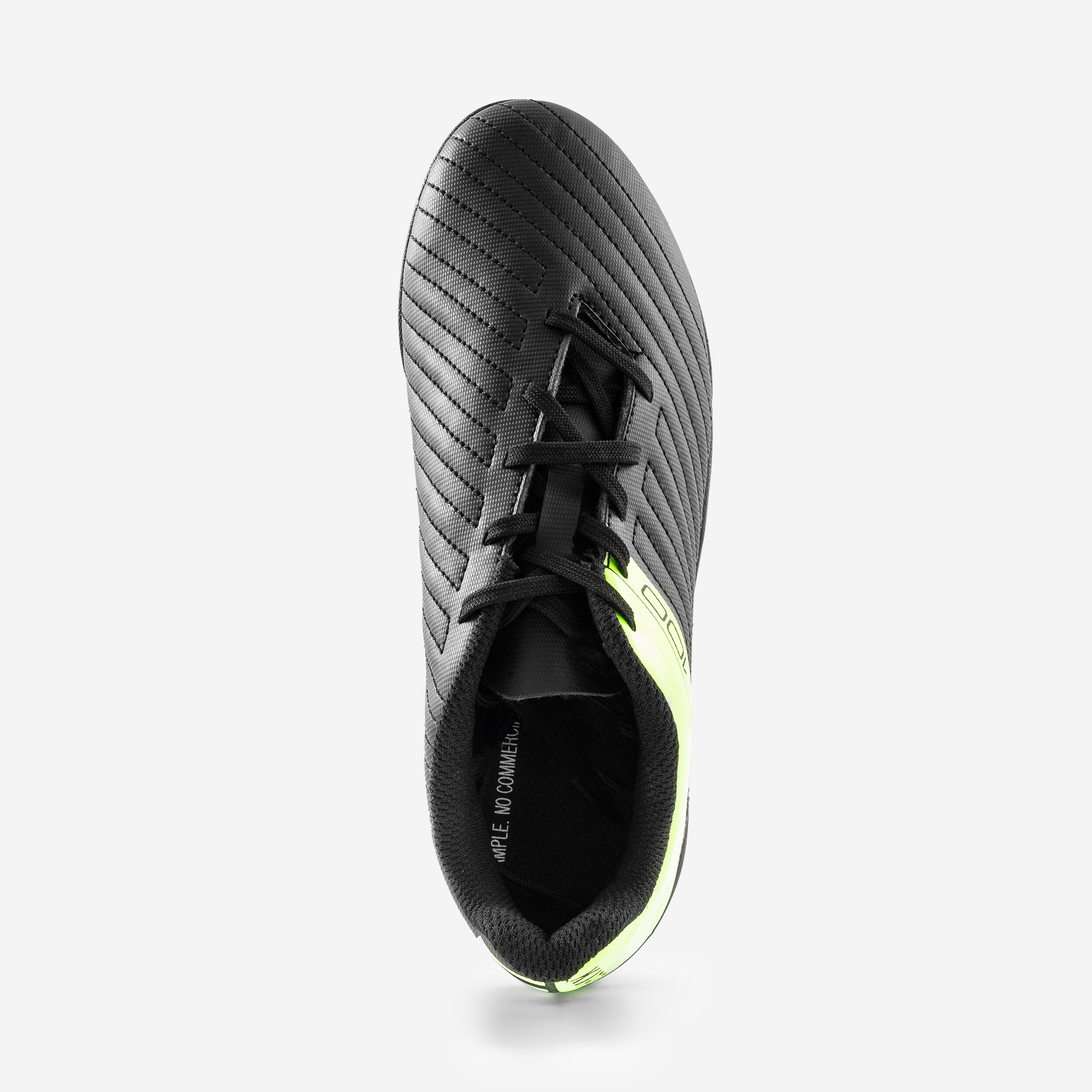 Kids' Soccer Cleats - 100 FG Black/Yellow - KIPSTA