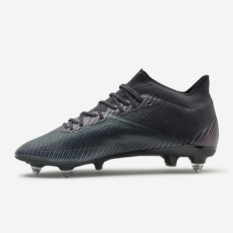 Botas de fútbol adulto híbridas CLR SG diamante negro