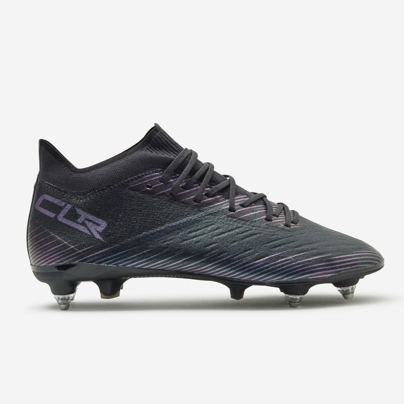 Botas de fútbol adulto híbridas CLR SG diamante negro