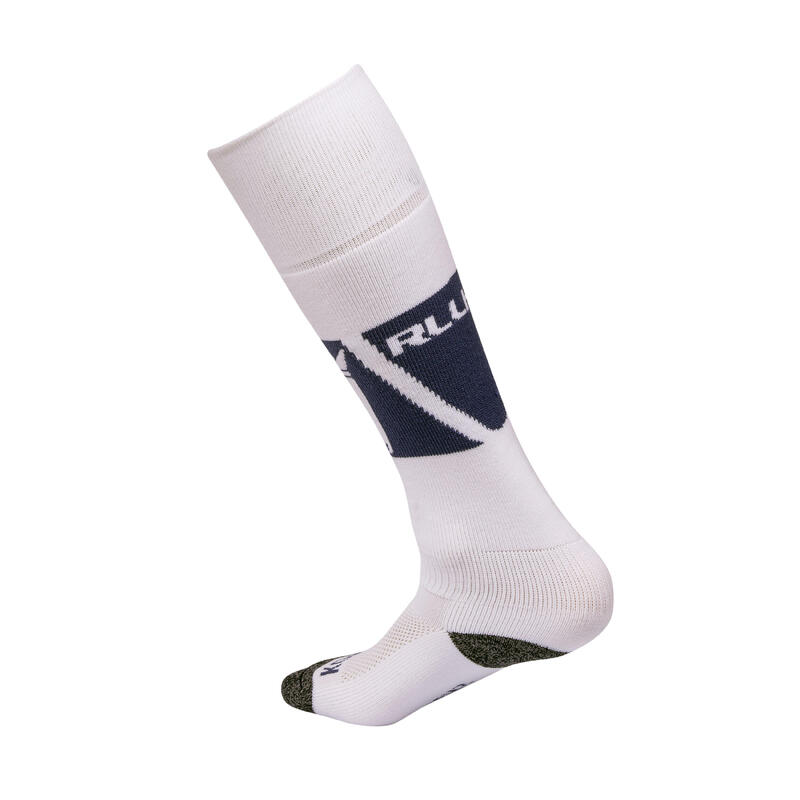 Chaussettes de hockey sur gazon enfant et adulte FH500 La Louvière Blanc