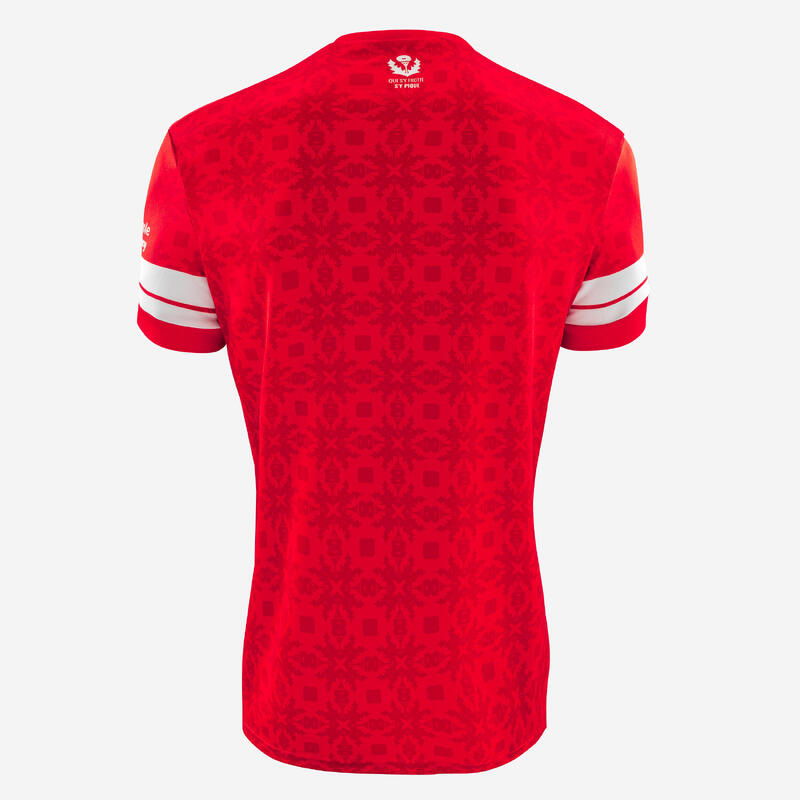 Maillot officiel de l'AS Nancy Lorraine 22/23 Extérieur adulte rouge et blanc