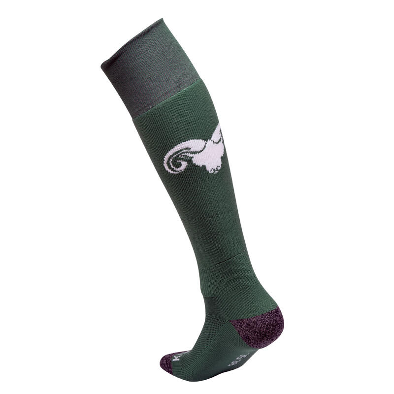 Stutzen Socken Feldhockey FH500 Verviers Damen/Herren grün