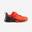 Gyerek teniszcipő TS500 FAST Lava, tépőzáras, fekete, piros 