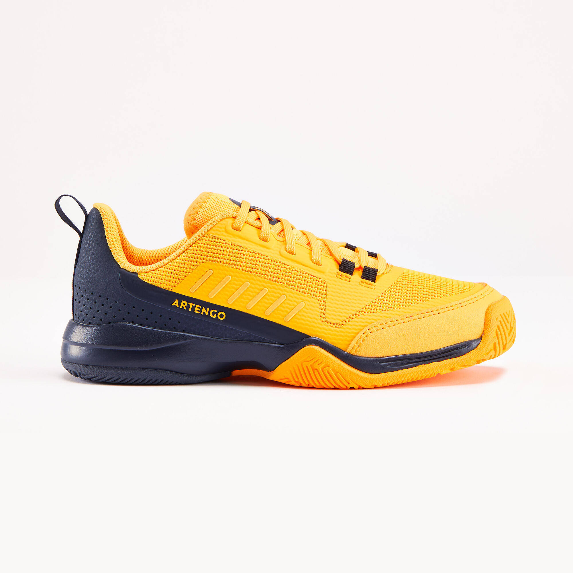 Kids' Lace-Up Tennis Shoes TS500 Fast JR - Sunfire -  1