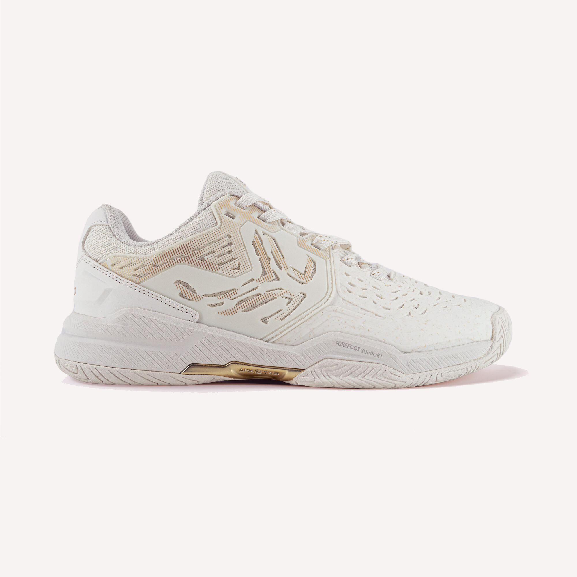 Women's Clay Court Tennis Shoes TS560 - Off-White 9/11