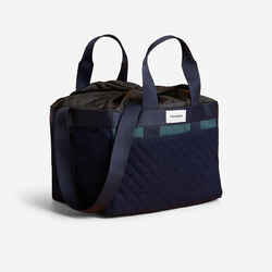 Horse Riding Grooming Bag 500 - Green/Blue