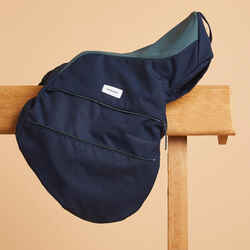 Horse Riding Saddle Bag - Green/Blue