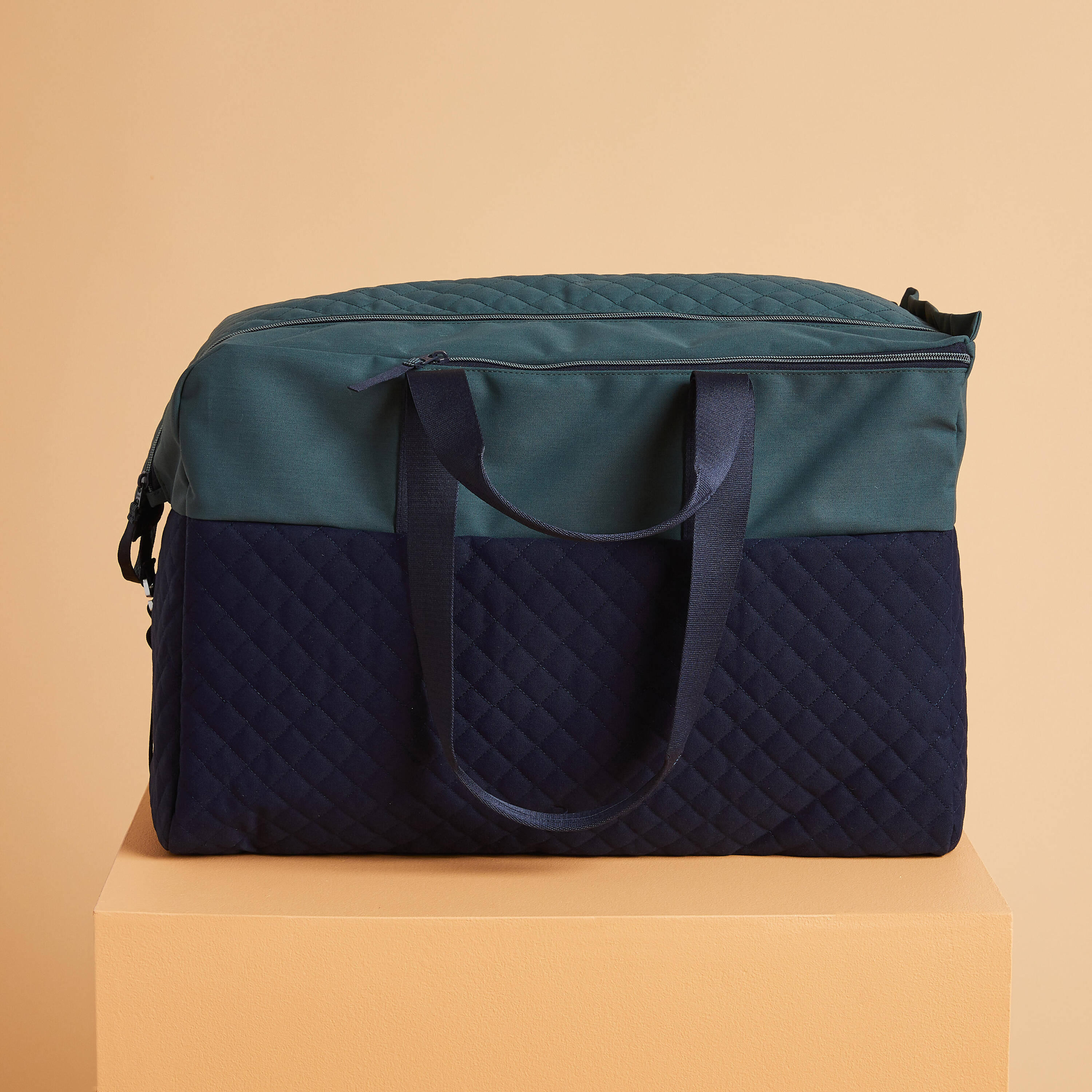 Horse Riding Equipment Duffle Bag 65 L - Green/Blue -  5