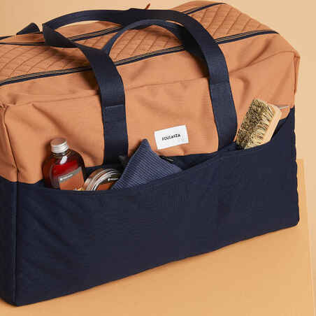 Jojimo inventoriaus krepšys, 65 l, rudai mėlynas