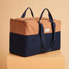 Duffeltas voor ruitersportmateriaal 65 L bruin/blauw