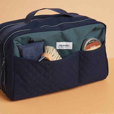 Horse Riding 22 L Grooming Bag 900 - Green/Blue