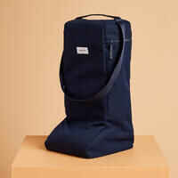 Adult and Kids' Horse Riding Boot Bag - Green/Blue