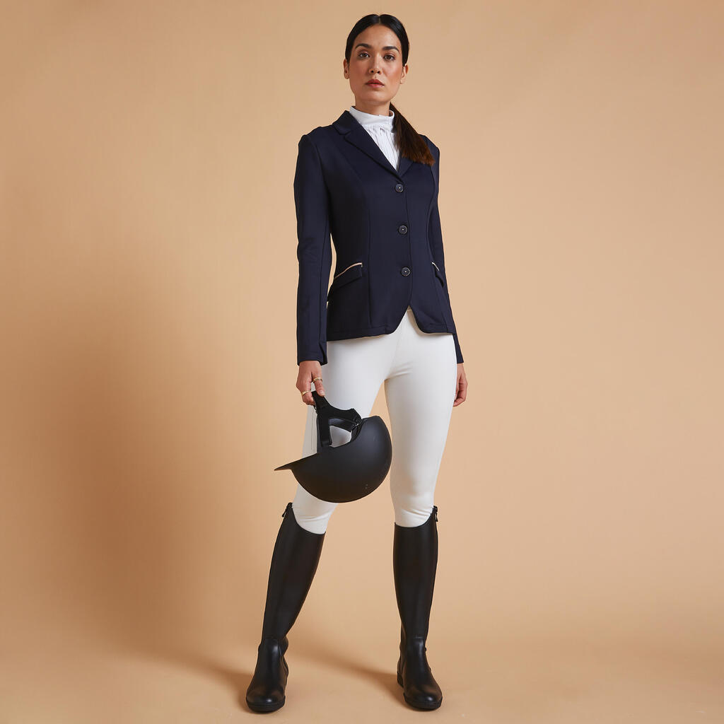 Women's Horse Riding Show Jacket - Navy