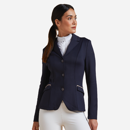 Veste de concours équitation Femme - marine
