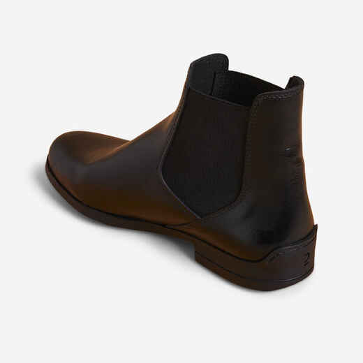 
      Boots équitation cuir Adulte - 500 noires
  