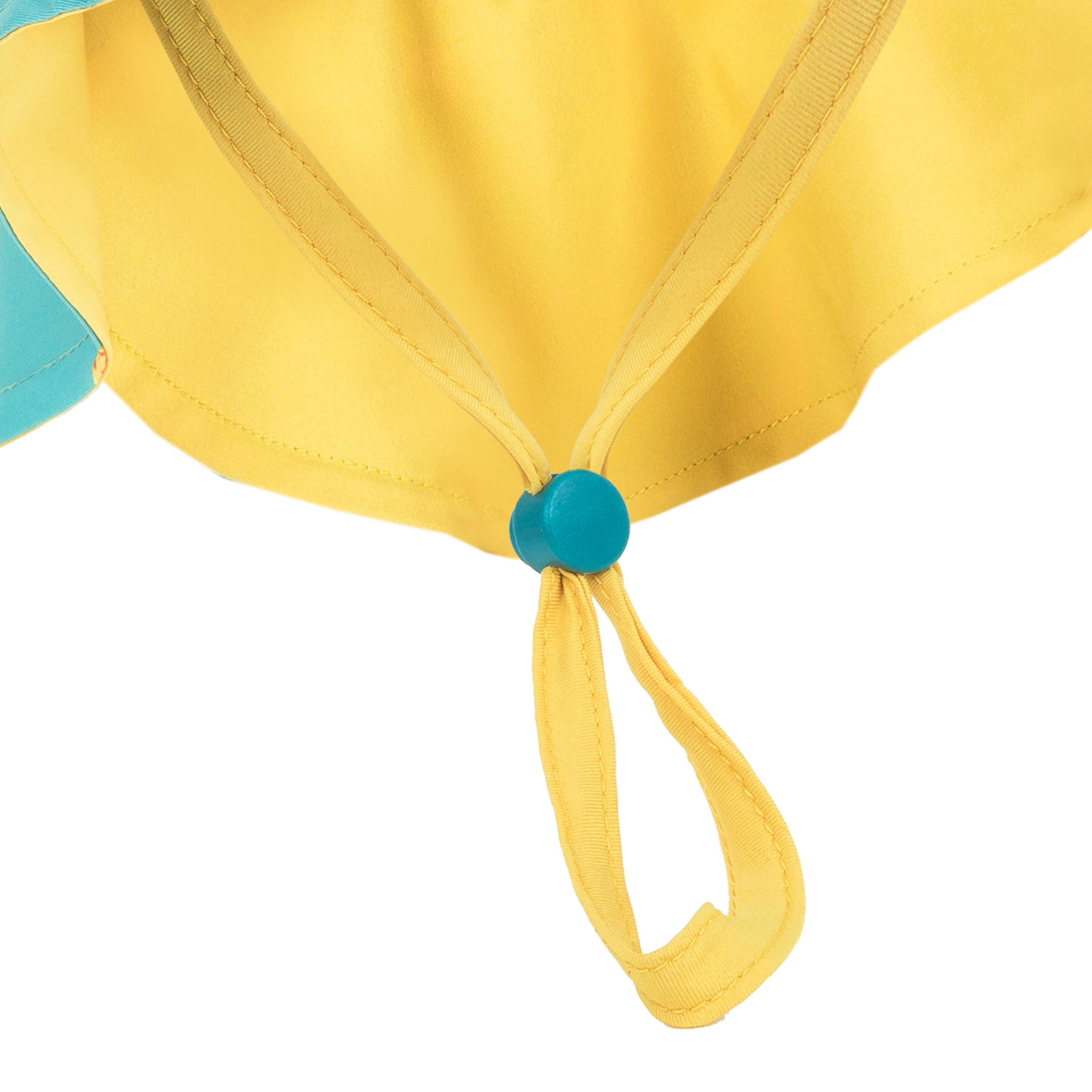 Sonnenhut Baby UV-Schutz wendbar - Savanne gelb/blau 8/21