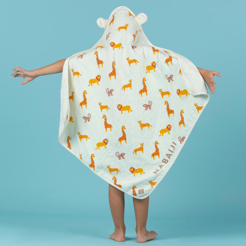 Capa de baño toalla Bebé algodón con capucha