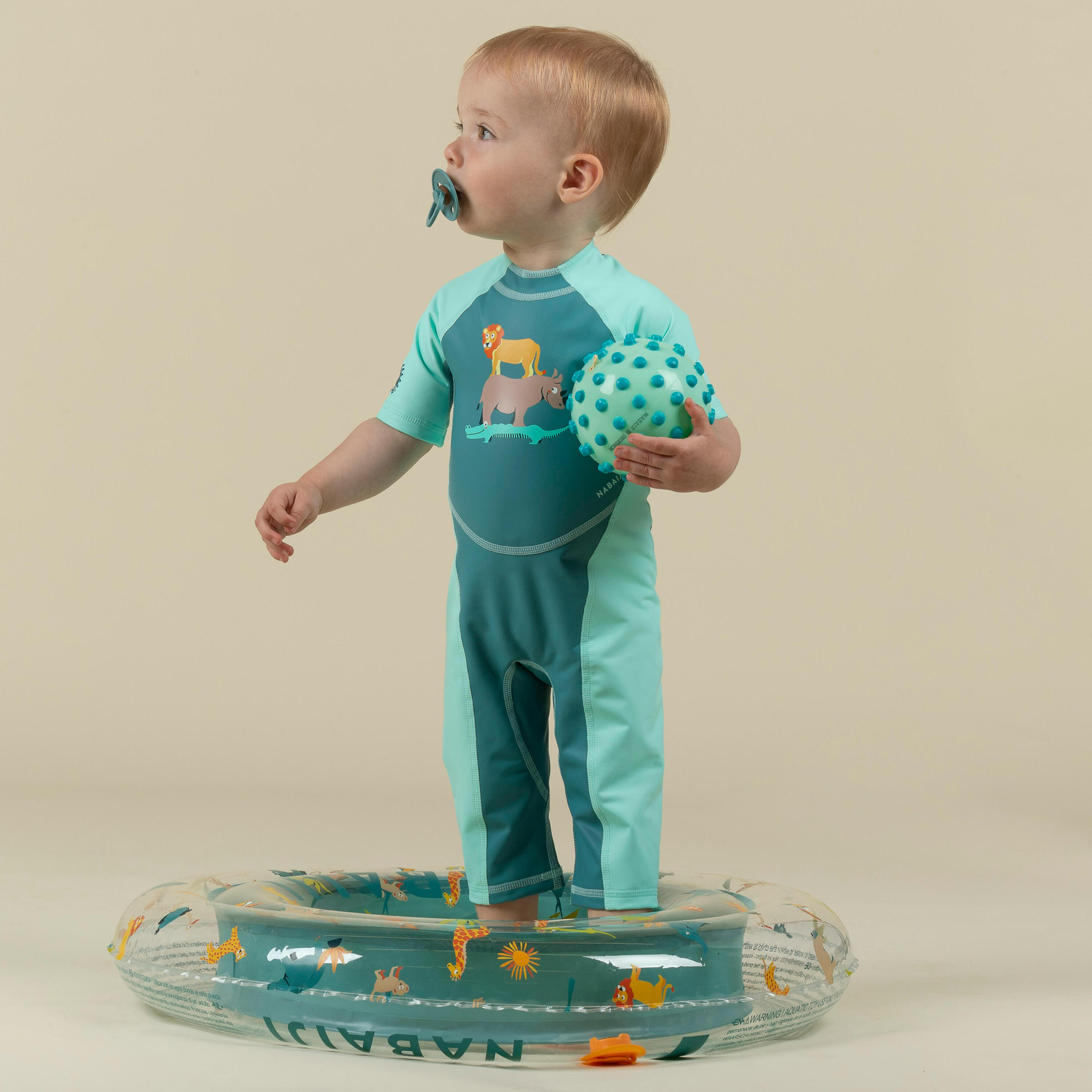 Neopreno Bebé Niños 12m-5A  Kloupi UPF50+  verde 11/15