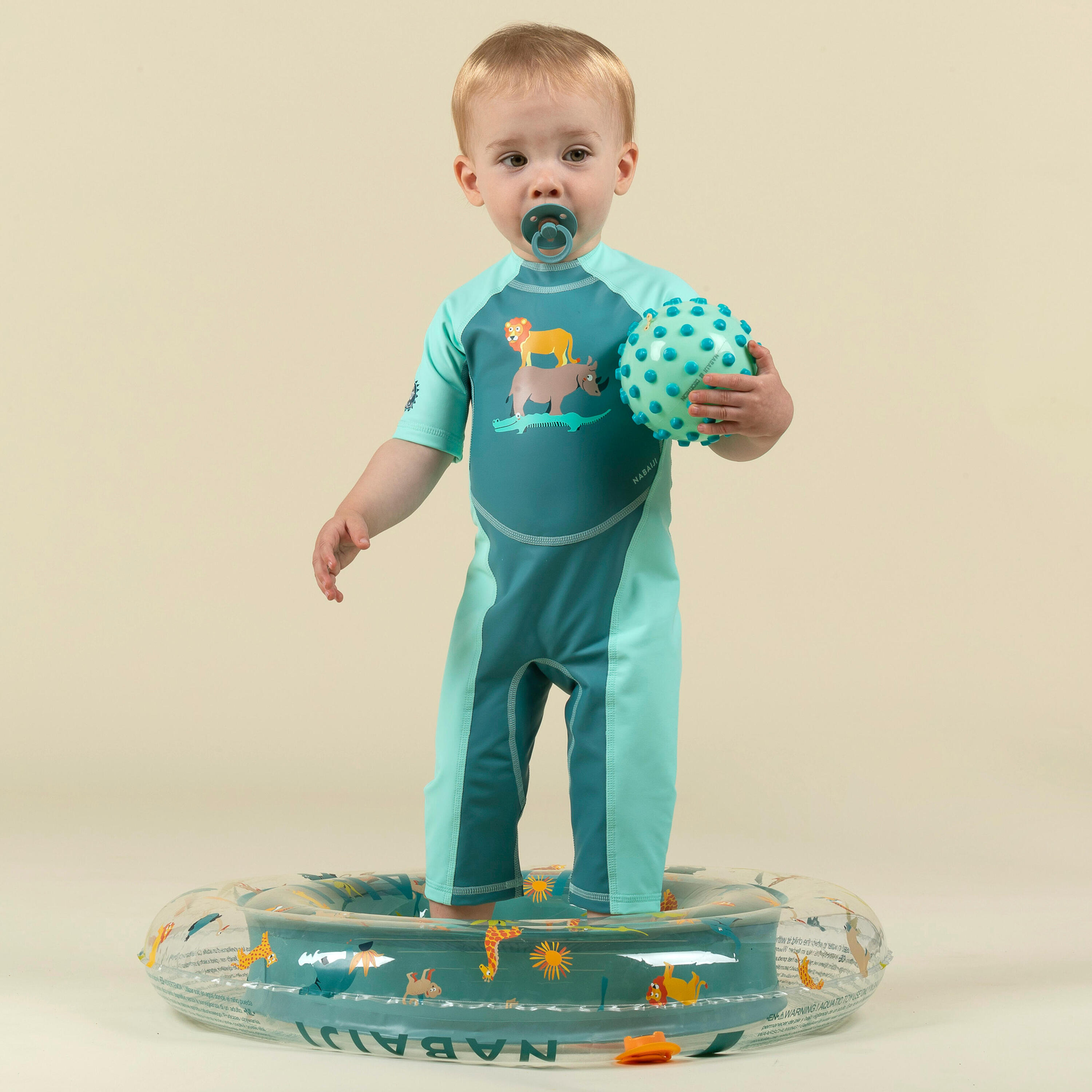Neopreno Bebé Niños 12m-5A  Kloupi UPF50+  verde 9/15