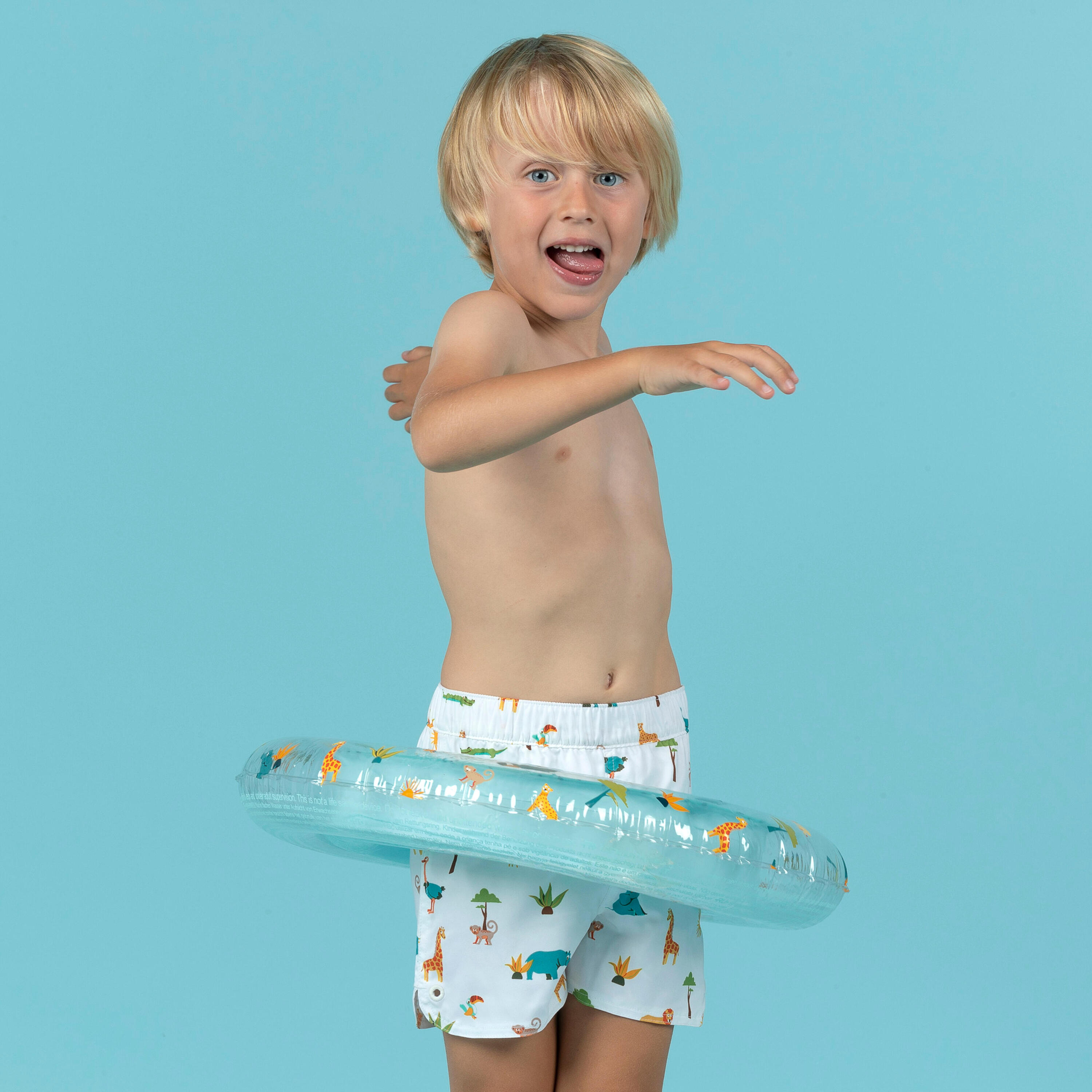 Baby / Kids’ Swim Shorts with SAVANNAH Print 10/12